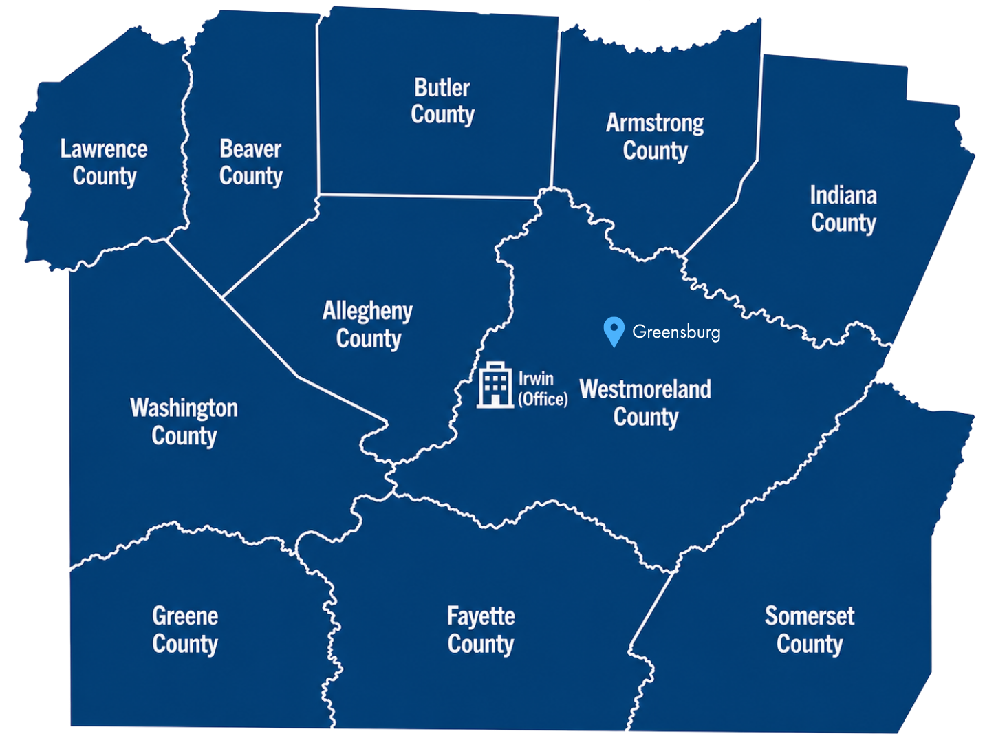 Greensburg PA Map
